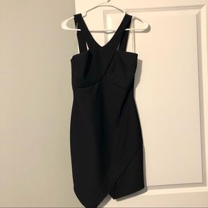 Black Asymmetrical Dress